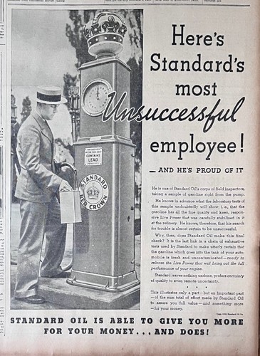 Large 1935 newspaper - ad, for
